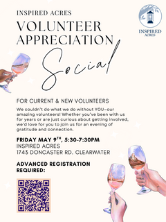 Volunteer Appreciation Happy Hour logo